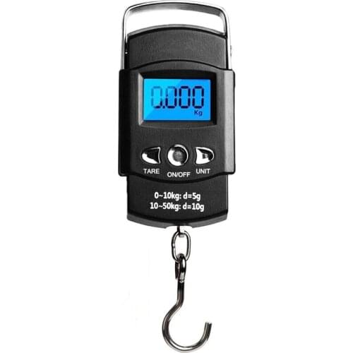 Mini Electronic Portable Digital Scale LCD Display Suitcase Travel Handheld Weighing Hanging Scale Fishing Balance