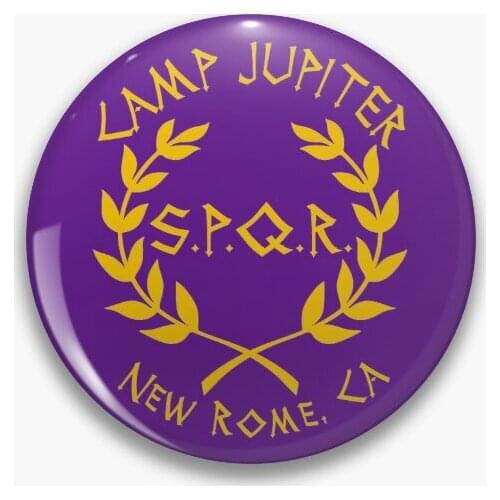 Camp Jupiter 【Customizable】Soft Button Pin Gift Clothes Women Cute Lover Cartoon Decor Metal Funny Lapel Pin Jewelry Creative