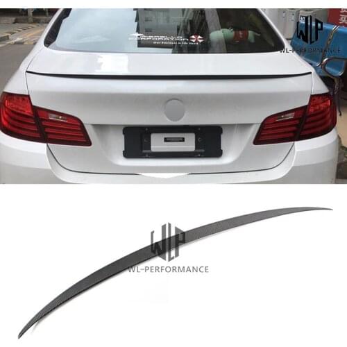 F10 F18 Small Style Carbon Fiber Rear Spoiler Car Styling For BMW 5 Series F10 F18 520i 525i 530i 535i Car Body Kit 2011-2017