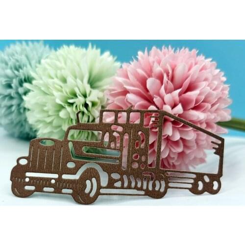 Truck Metal Cutting Dies Scrapbooking Embossing Folder for Card Making Craft Mold Photo Alum DIY Slimline Dies