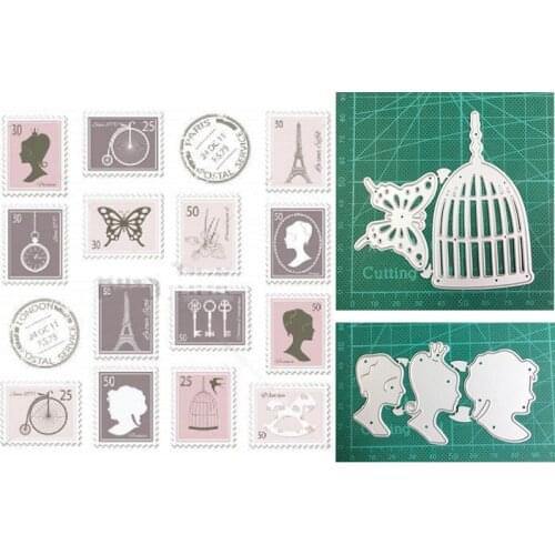 Metal cutting dies cut die mold Woman Butterfly Birdcage Decoration Scrapbook paper craft knife mould blade punch stencils dies