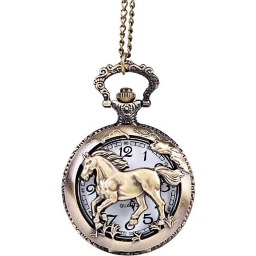 Moment # L05 2018 Fashionable Gold Alloy Vintage Chain Retro The Greatest Pocket Watch Necklace For Grandpa Dad Gifts