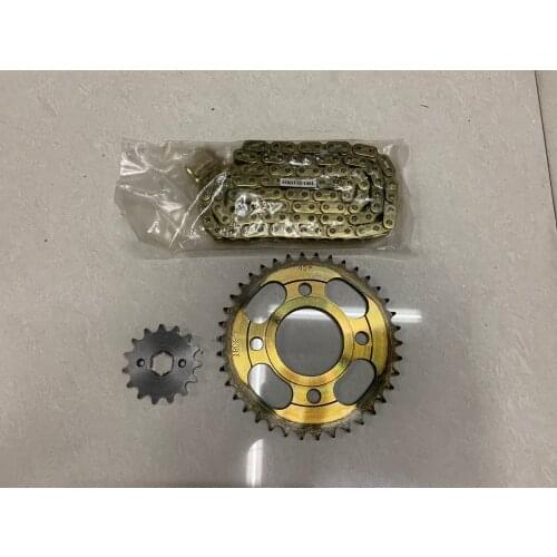 Motorcycle set chain CG125 oil seal chain ZJ25 XF125 3 piece head size tooth retro modification