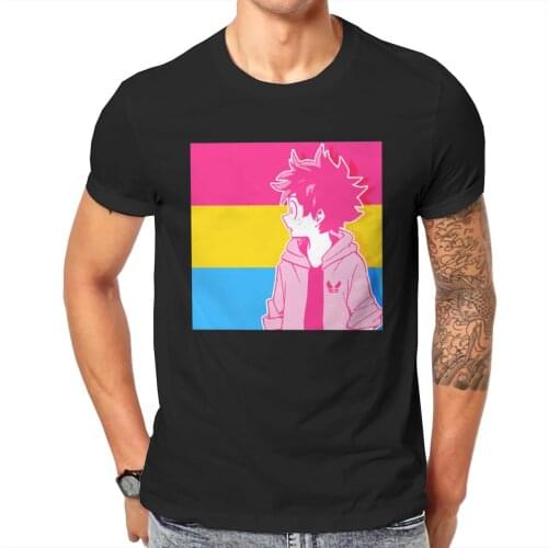 Men Pan Izuku AND Midoriyas Magnet Anime Bakugo Katsukis Kirishimas Casual Graphic Classic Hot Sale T-shirts