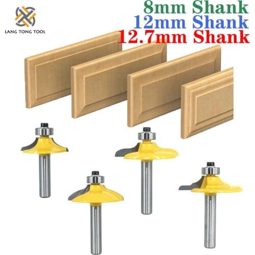 QQQ 1pc 8mm 12mm 1/2 Shank Drawer Router Bit Set Round Over Beading Edging Mill Wood Milling Cutter Carbide Woodwork