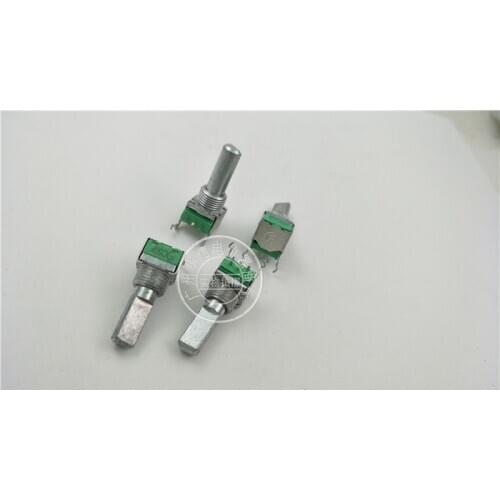 Original new 100% F095 RK097N horizontal single potentiometer C50K handle with thread length 20MMF M9 screw sleeve (SWITCH)