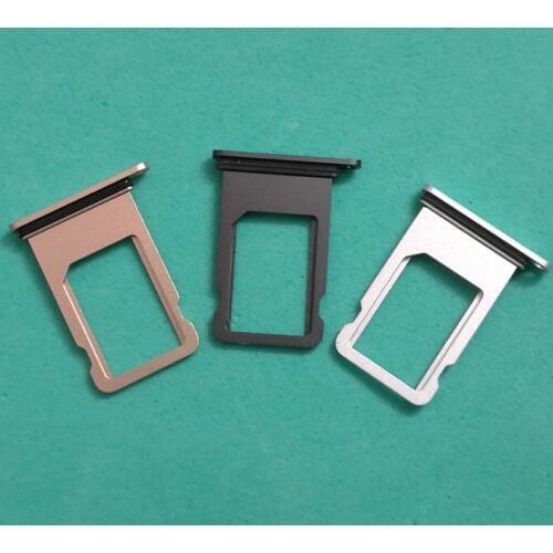 Original New Sim Card Tray Slot Holder For iPhone 8 4.7" With Waterproof Rubber Gasket 100pcs/lot Wholesale