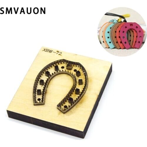 Wooden Mold Cutting Dies For Scrapbooking Key Ring Diy Fun Pendant Leather Handmade Punch Tool Stamps And Dies