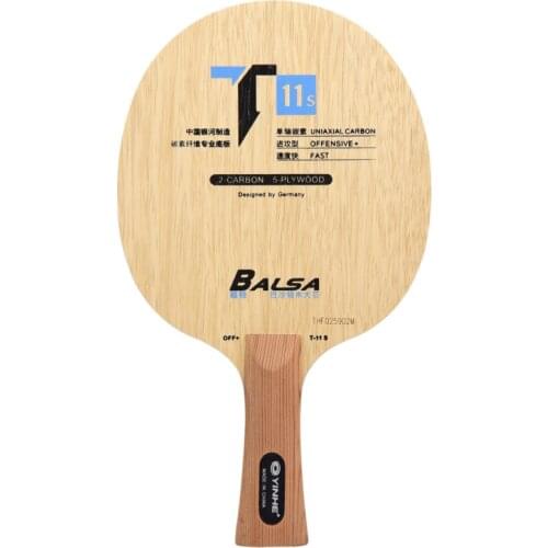 Galaxy / Milky Way / Yinhe T-11+ (T 11+, T11+) fast break loop Limba Balsa OFF Table Tennis Blade for Racket