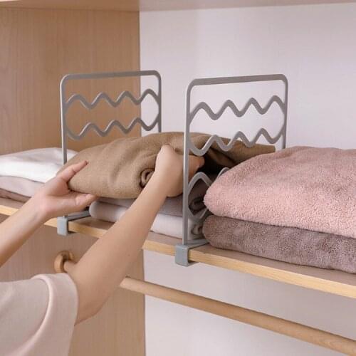 Bezel partition wardrobe partition layered shelf cabinet clothing store plastic partition wardrobe finishing shelf