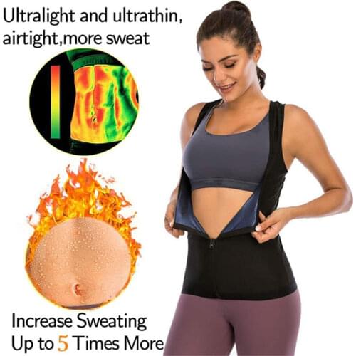 Sweat suit womens fat burning abdomen fitness sweating vest running sportswear abdomen yoga suit body shaping