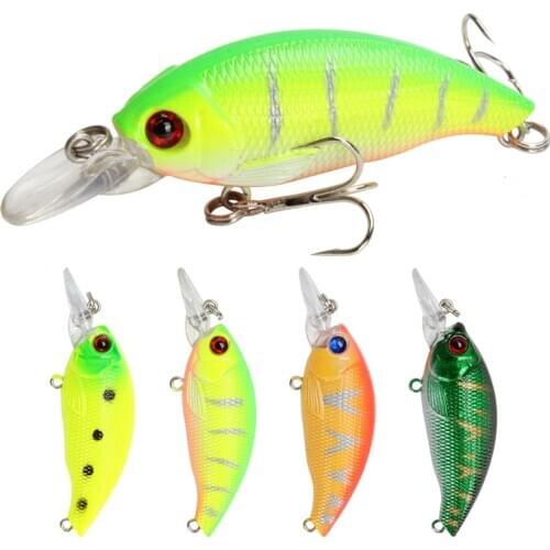 1pcs Crankbait Fishing Lure wobbler 8.4g 7.5cm Floating Minnow Artificial Hard Bait 3D Eyes Pesca Bass Pike Fishing Tackle