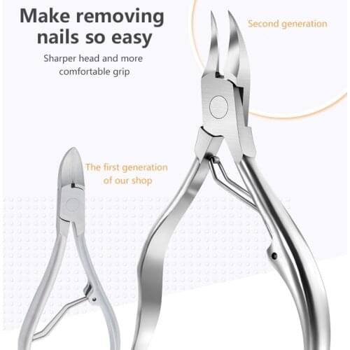 1PC Professional Thick Toe Nail Clippers Plier Steel Toenail Cuticle Nipper Trimming Scissor Plier Nail Clipper Nail Art Tools