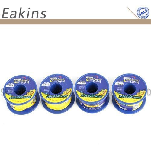 4pcs/set 0.3/0.4/0.5/0.6mm Newest MECHANIC High Quality SX862 Solder Wire Low Temperature Welding Tin Wire Roll