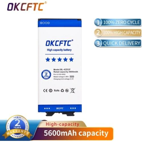Battery for LG G5 G4 G4Mini G3 V10 V20 BL53YH BL51YF BL42D1F BL45B1F BL44E1F BL49SF H850 H820 H830 H831 High Capacity Bateria