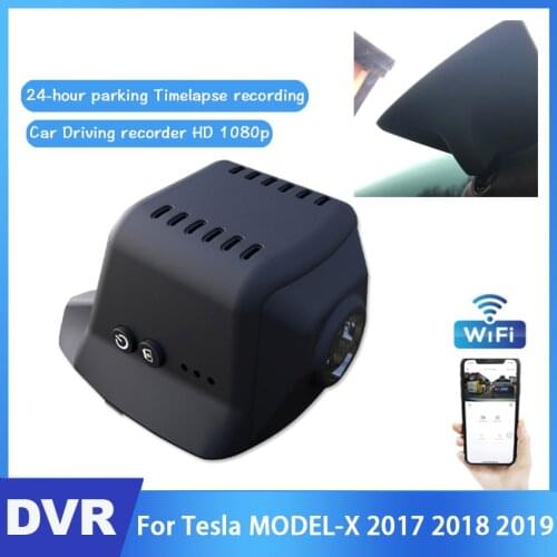 Car Wifi Dvr Mini Driving Recorder Dash Cam Video Recorder Camera For Tesla MODEL-X 2017 2018 2019 full hd 1080p Night vision