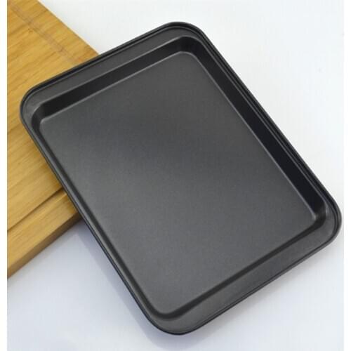 Long Tray Baking Mold Non-Stick Bread Cake Baking Baking Tray Rectangular Mold 10 Inch Diy Black Baking Tool Kitchen Tool