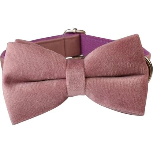 Flannelette 05s Personalized Purple Velvet Cotton Quality Fabric For Small, Medium Large Dog Custom Metal Parts Pet Accessory