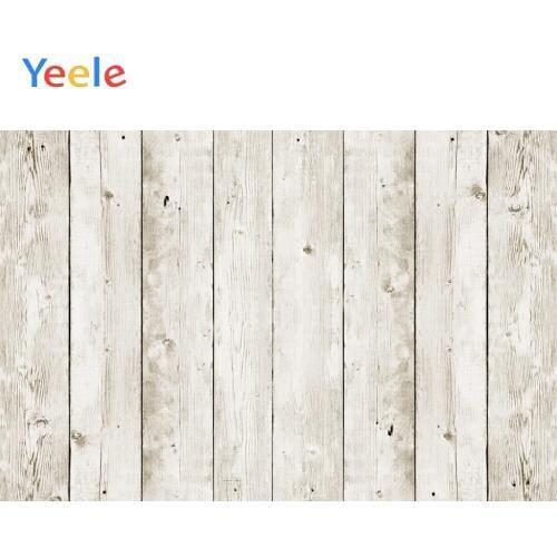 Yeele Old White Wooden Board Planks Pet Texture Grunge Portrait Photography Backgrounds Photographic Backdrops for Photo Studio