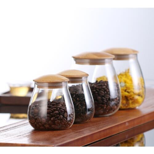 800ml/400ml Preserve Jars Glass Food Airtight Kitchen Glass Storage Containers LB88