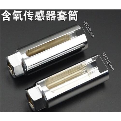 22mm 1/2" Drive Lambda Oxygen Sensor Removal Socket Wrench Tool + Hole Window Wire 18mm