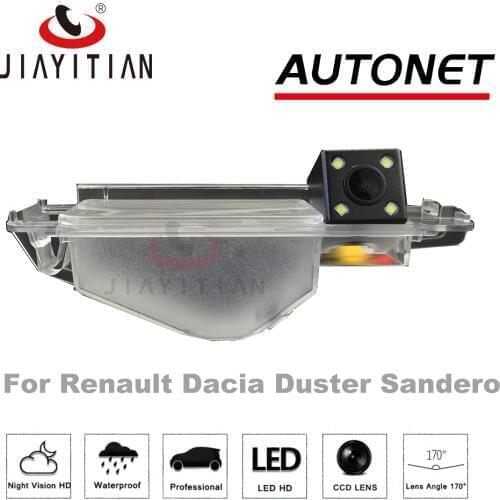 JIAYITIAN Rear View Camera For Renault Dacia Sandero CCD Night Vision Reverse camera Reversing camera license plate camera