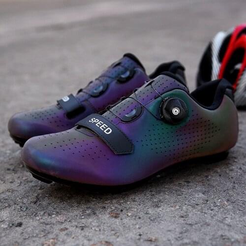 2021 Summer New Unisex Hot Sale Sapatilha Ciclismo MTB Electric Bike Cycling Shoes Men Women Self-Locking Luminous SPD Sneakers