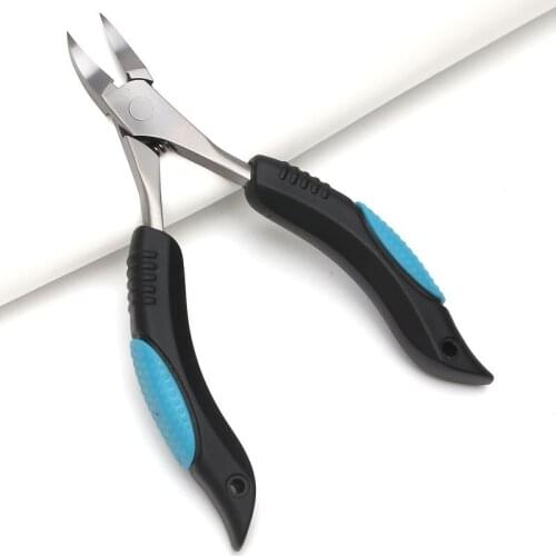 1pcs Foot Cuticle Scissors Pliers Feet Care Toe Nail Clippers Trimmer Cutters Paronychia Nippers Manicure Remover Tool