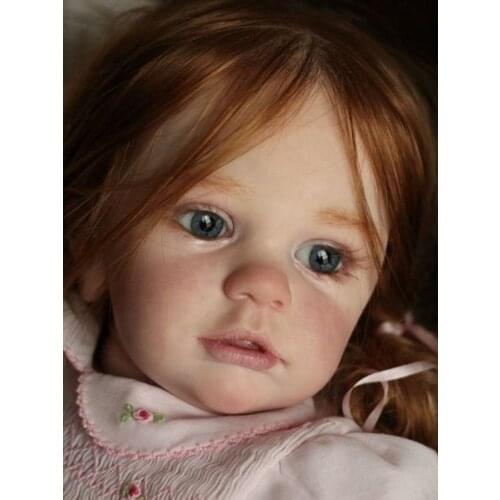 24 Inch Reborn Doll Accessories DIY Blank TAYRA Kit Soft Touch Toddler Princess Fresh Color Unpainted Unfinished Doll Parts