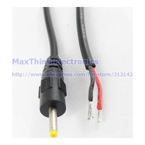 DC Power Tip Plug Connector 2.5 x 0.7mm Male Socket w/ Cord Cable ,DC pigtail 2.5/0.7mm ,CCTV , 25pcs , Free shipping