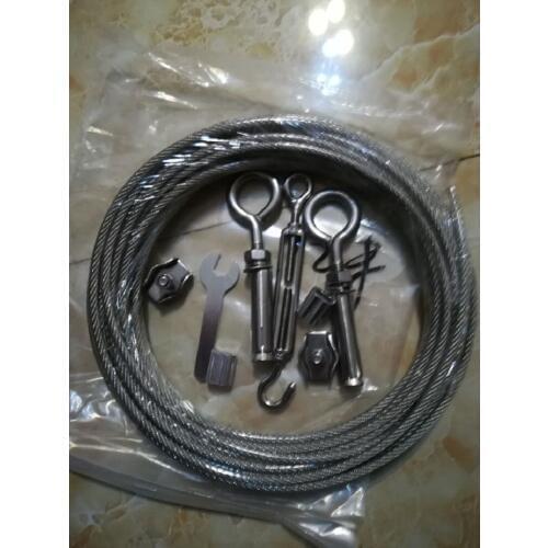 NEW L5M D4mm 7X7, 304 stainless steel wire rope Clothesline