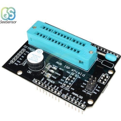 AVR ISP Programmable Expansion Shield Board Module For Arduino Uno R3 Mini Module Bootloader Burner