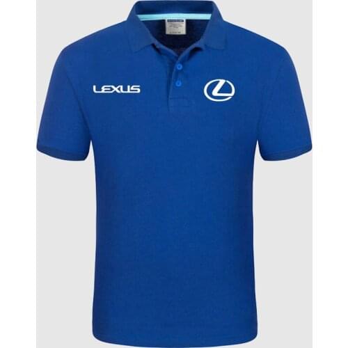 2021 new summer fashion quality logo Lexus logo Polo classic brand Men Polo Shirt Men Casual solid Short Sleeve cotton polos