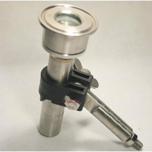 Sight Glass Lamp Stainless Steel Lamp Led Flashlight Food Grade 304 Stainless Steel Mirror Lamp Flanged Mirror with Light