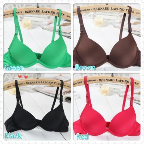 Super push up bra for small breast young girls push up bra Women Underwire Brassiere Sexy Deep V Underwear Charming Lingerie