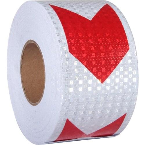 10cm*10m Arrow Bicycle Reflective Tape Sticker Outdoor Safety Tools Tapes Camping Cycling Warning Glow Night Reflective Stickers