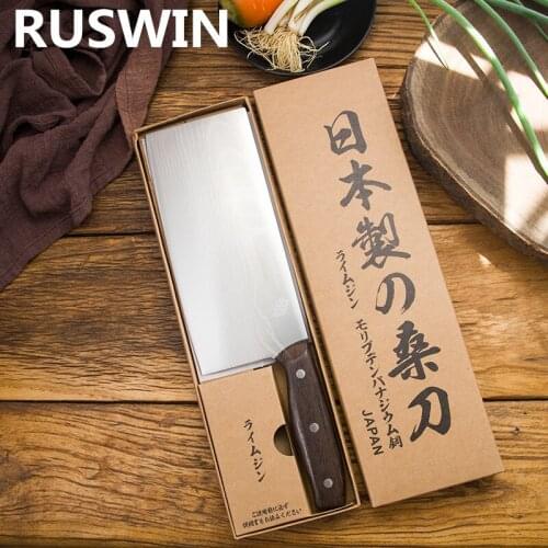 Japanese Stainless Steel Knife Damascus Pattern ChefS Kitchen Knife Tool With Wooden Handle Mulberry Knife Sharp Slicing Knife