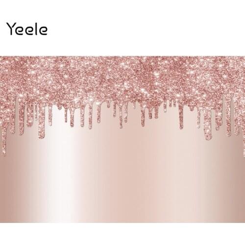 Yeele Photocall Adult Birthday Backdrop Pink Glitter Dots Baby Portrait Backgrounds Photographic Photography For Photo Studio
