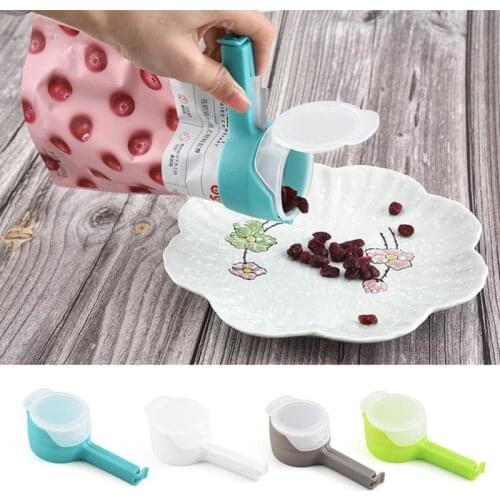 1Pc Sealing Bag Clips Kitchen Organizer Seasoning Nut Snack Fresh-keeping Moisture-proof Sealing Clip Home Food Bag Storage