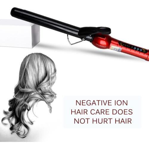 2018Professional Digital Display Wet Dry Ceramic Hair Curler Electric Hair Curling Roller Wand Personal Salon Hair Styling Tools