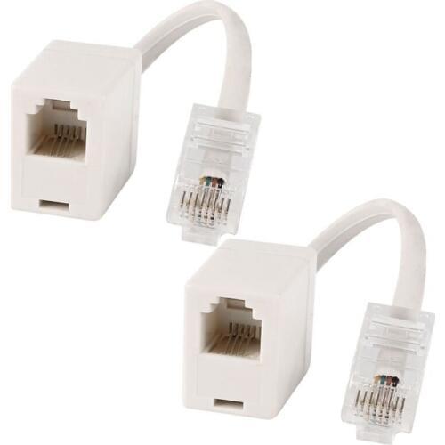 BMBY-2 socket 8P4C / RJ45 male RJ11 6P4C to female M / F Adapter telephone Ethernet