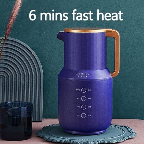 ZK30 800ML Electric Kettle Boiled Tea Pot Tea Maker Thermal Insulation Kettle 304 Stainless Steel Water Kettles Fast Boiling