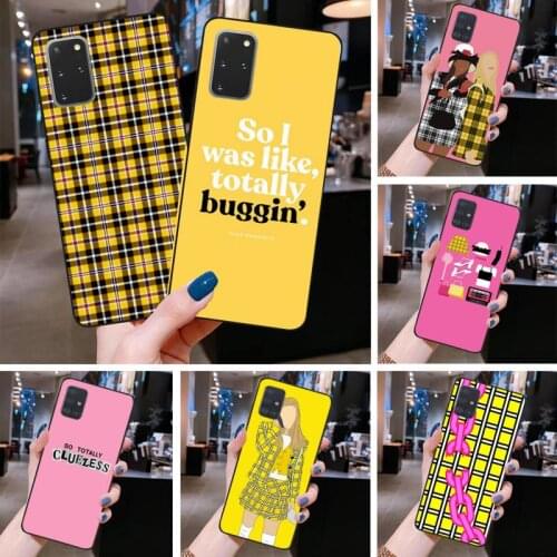 Clueless Romantic comedy movie Phone Case for Samsung Galaxy S20 FE plus Ultra S6 S7 edge S8 S9 plus S10 5G lite 2020
