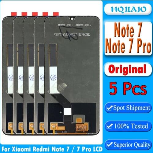 3/5/10 PCS Original New For Xiaomi Redmi Note 7/Note 7 Pro LCD Display Touch Screen Digitizer Assembly LCD The Same screen