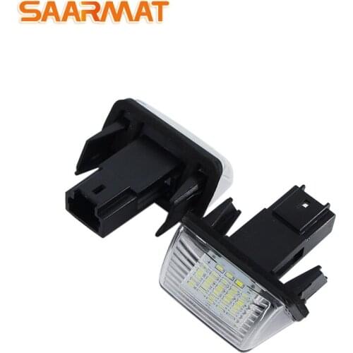 For Citroen C3/C3 II/C3 Picasso/C4 Picasso/C5 II/C6/Berlingo(B9/M49/M59) AUTO /Car Led Number License Plate lamps lights White