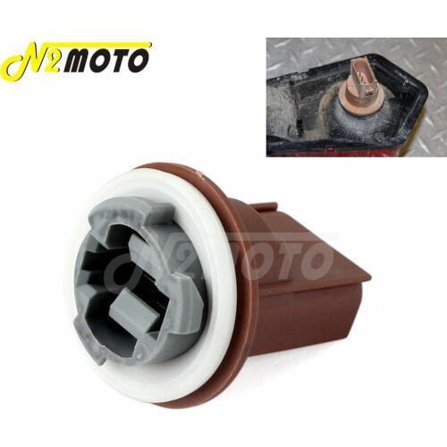For Polaris RZR 800 & 900 XP ACE 570 08-17 Plastic Rear Tail Light Lamp Socket Replace 4011101 Brown Taillight Plug Connector