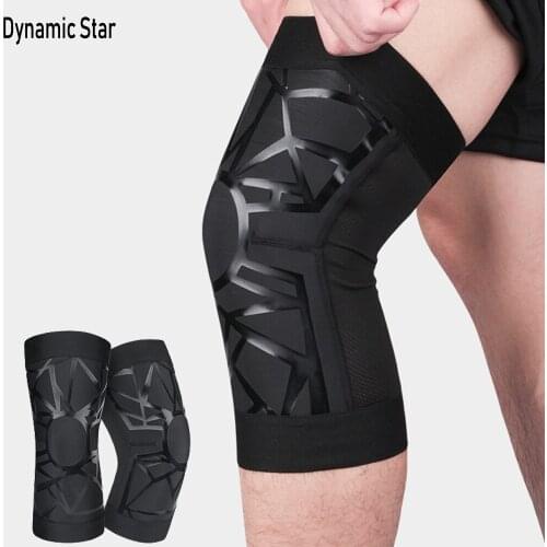 Elastic Fitness Knee Brace Sports Knee Pads Basketball Volleyball Running Security Protection Outdoor Gym Crossfit Knee Support