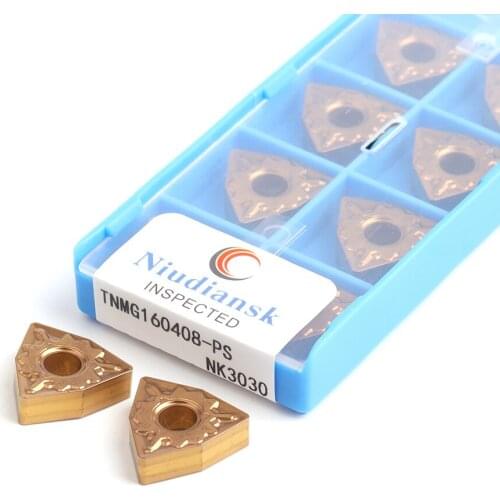 WNMG080404-PS NK3030 WNMG080408-PS NK3030 CNC lathe processing tools External turning tool carbide wear-resistant cutting insert