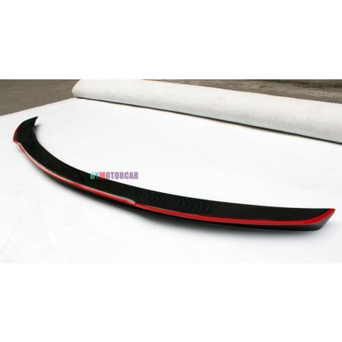 Red line F Style Carbon fiber Trunks Spoiler Fit For Benz C-Class W205