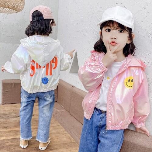 Solid Jacket Spring Autumn Coat Outerwear Top Children Clothes School Kids Costume Teenage Girl Clothing High Quality